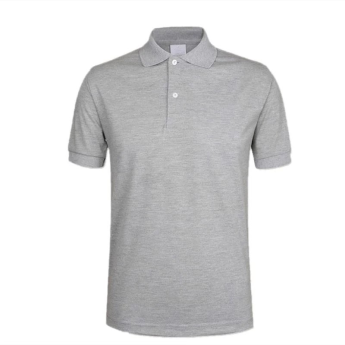 Mens Grey Polo Shirt